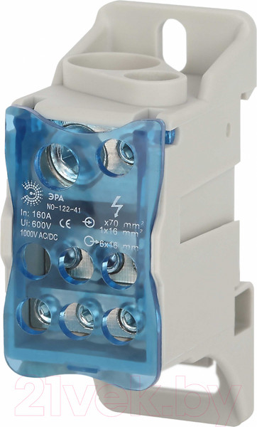 Изображение товара Распределительный блок на DIN-рейку ЭРА NO-122-41 РБД-160А / Б0051115