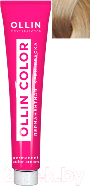 Изображение товара Крем-краска для волос Ollin Professional Color перманентная 10/31 (100мл, светлый блондин золотисто-пепельный)