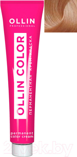 Изображение товара Крем-краска для волос Ollin Professional Color перманентная 10/5 (100мл, светлый блондин махагоновый)