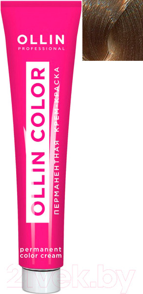 Изображение товара Крем-краска для волос Ollin Professional Color перманентная 10/7 (100мл, светлый блондин коричневый)