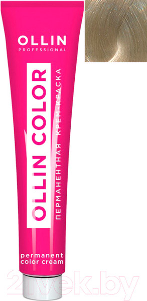 Изображение товара Крем-краска для волос Ollin Professional Color перманентная 11/1 (100мл, специальный блондин пепельный)