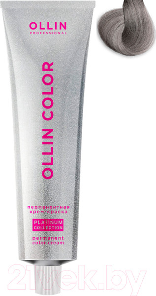 Изображение товара Крем-краска для волос Ollin Professional Color Platinum Collection перманентная 9/11 (100мл, блондин интенсивно-пепельный)