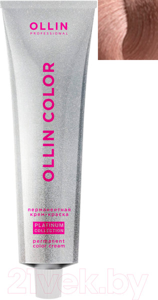 Изображение товара Крем-краска для волос Ollin Professional Color Platinum Collection перманентная 10/75 (100мл, светлый блондин коричнево-махагоновый)