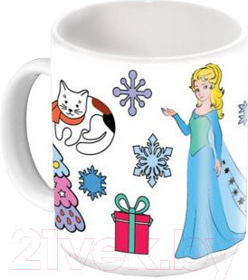 Изображение товара Набор для творчества MultiArt Кружка для росписи 100MUG-MAFROZEN
