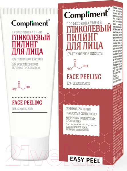 Изображение товара Пилинг для лица Compliment Easy Peel Профессиональный гликогелевый (80мл)
