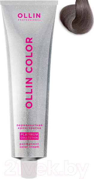 Изображение товара Крем-краска для волос Ollin Professional Color Platinum Collection перманентная 8/12 (100мл, светло-русый пепельно фиолетовый)