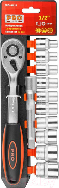 Изображение товара Набор головок слесарных Startul Pro-41212