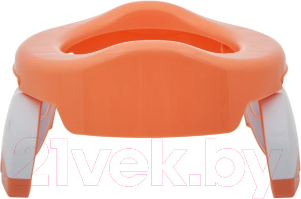 Изображение товара Дорожный горшок Potette Plus 2730 (персиковый, с одноразовыми пакетами)