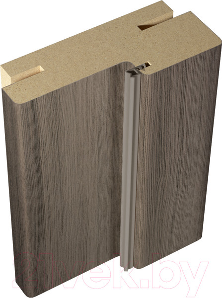 Изображение товара Коробка Velldoris Экошпон телескопическая 70x26x2100 / VD064936 (дуб серый)