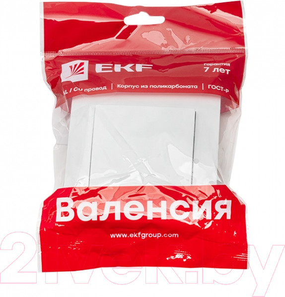 Изображение товара Выключатель EKF PROxima Валенсия / EWV10-021-10 (белый)