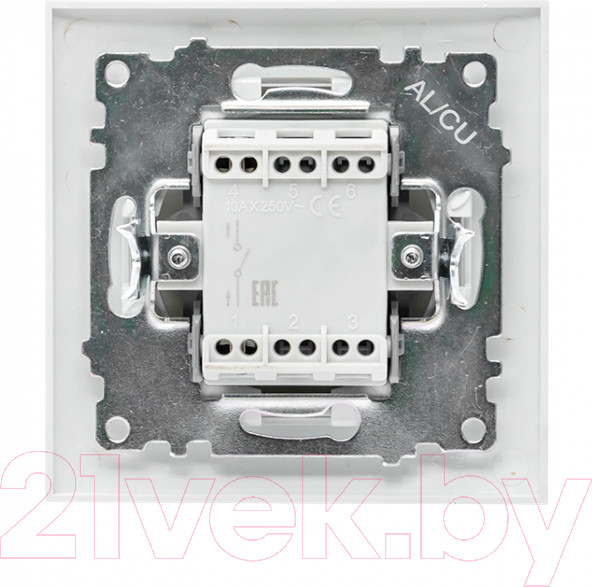 Изображение товара Выключатель EKF PROxima Валенсия / EWV10-021-10 (белый)