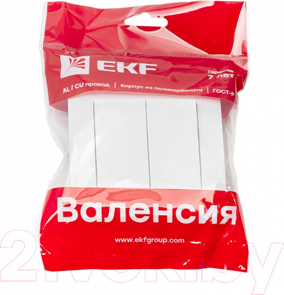 Изображение товара Выключатель EKF PROxima Валенсия / EWV10-023-10 (белый)