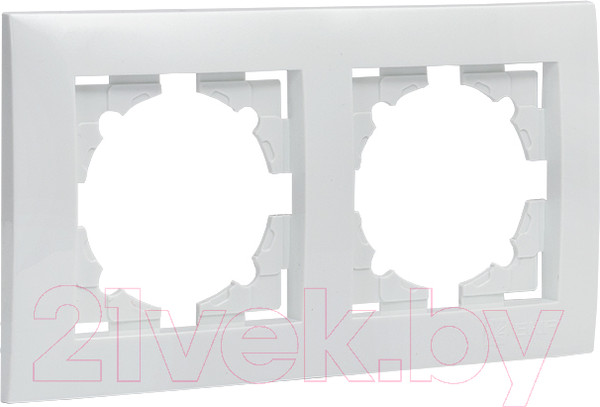 Изображение товара Рамка для выключателей и розеток EKF PROxima Валенсия / EWM-G-302-10 (белый)