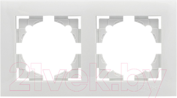 Изображение товара Рамка для выключателей и розеток EKF PROxima Валенсия / EWM-G-302-10 (белый)