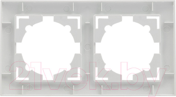 Изображение товара Рамка для выключателей и розеток EKF PROxima Валенсия / EWM-G-302-10 (белый)