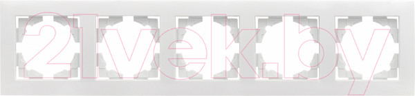 Изображение товара Рамка для выключателей и розеток EKF PROxima Валенсия / EWM-G-305-10 (белый)