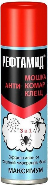 Изображение товара Аэрозоль от насекомых Рефтамид Максимум / 5-03.09.122.01 (147мл)