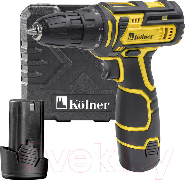 Изображение товара Аккумуляторная дрель-шуруповерт Kolner KCD 12-2LC