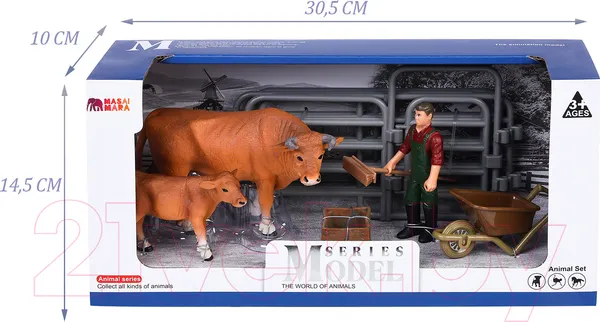 Изображение товара Набор фигурок игровых Masai Mara На ферме / MM215-344