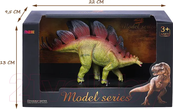 Изображение товара Фигурка игровая Masai Mara Мир динозавров. Стегозавр / MM216-034
