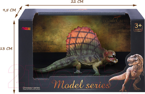 Изображение товара Фигурка коллекционная Masai Mara Мир динозавров. Диметродон / MM216-047