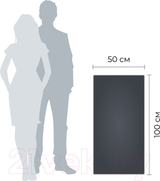 Изображение товара Полотенце Clam S021 50х100 (серый)