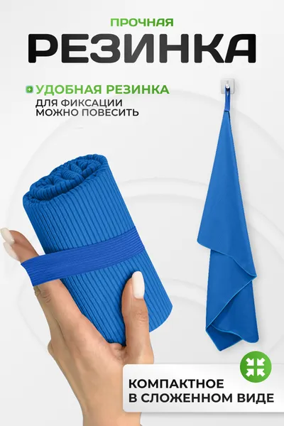 Изображение товара Полотенце Clam SR024 50х100 (синий)