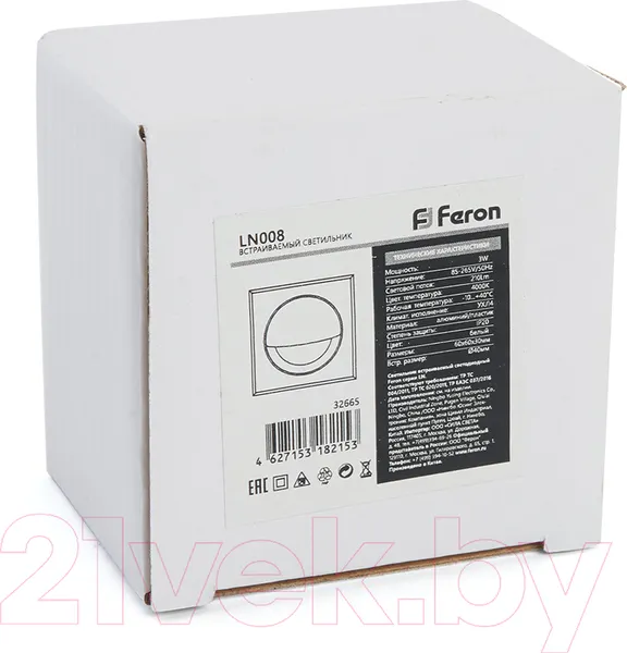 Изображение товара Точечный светильник Feron LN008 / 32665