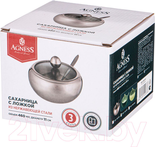 Изображение товара Сахарница Agness 912-037