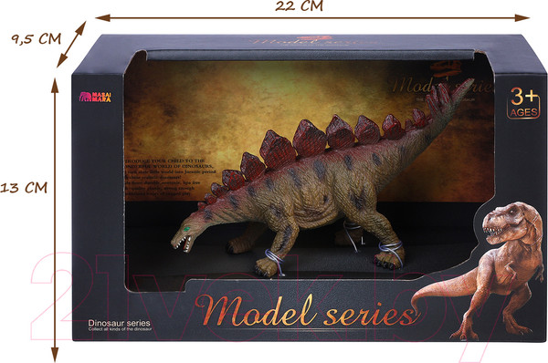 Изображение товара Фигурка коллекционная Masai Mara Мир динозавров. Стегозавр / MM216-058