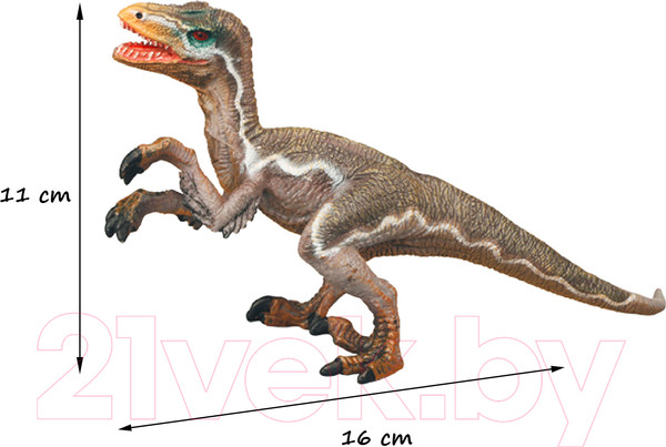 Изображение товара Фигурка коллекционная Masai Mara Мир динозавров. Велоцираптор / MM216-062