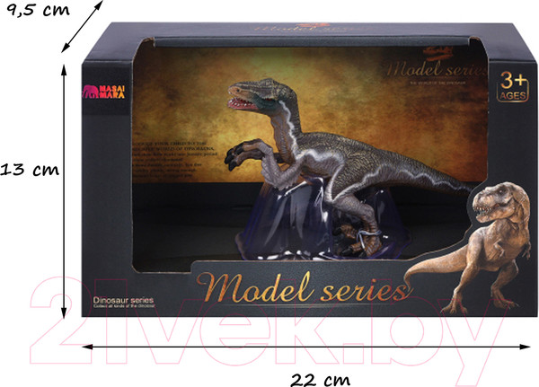 Изображение товара Фигурка коллекционная Masai Mara Мир динозавров. Велоцираптор / MM216-062