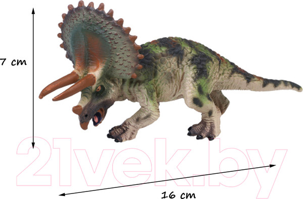 Изображение товара Фигурка коллекционная Masai Mara Мир динозавров. Трицератопс / MM216-065