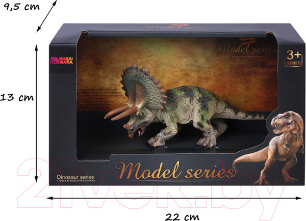 Изображение товара Фигурка коллекционная Masai Mara Мир динозавров. Трицератопс / MM216-065