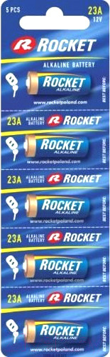 Изображение товара Комплект батареек Rocket 23A 5BL (5шт)