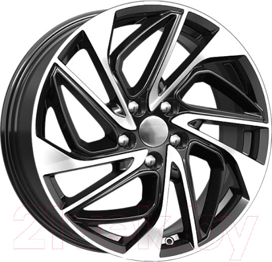Литой диск K&K КС883 Outlander 18x7" 5x114.3мм DIA 67.1мм ET 38мм Алмаз черный — фото 3