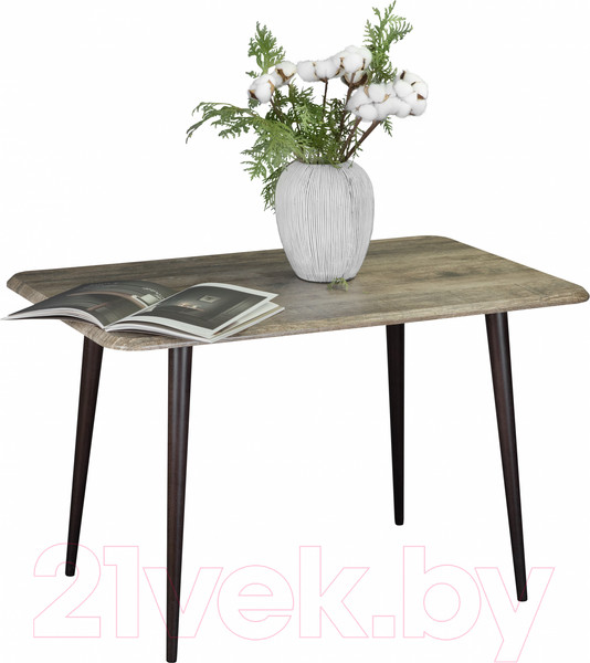 Изображение товара Журнальный столик Мебелик BeautyStyle 4 (дуб крымский состаренный/венге)