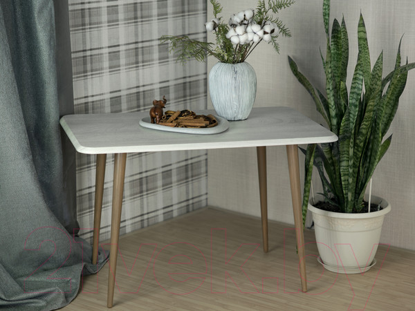 Изображение товара Журнальный столик Мебелик BeautyStyle 4 (дуб дымчатый/шимо)