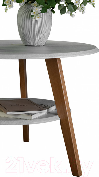 Изображение товара Журнальный столик Мебелик BeautyStyle 17 (дуб дымчатый/бук)