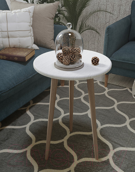 Изображение товара Журнальный столик Мебелик BeautyStyle 2 (дуб дымчатый/шимо)