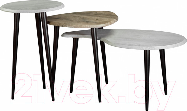 Изображение товара Журнальный столик Мебелик BeautyStyle 2 (дуб дымчатый/венге)