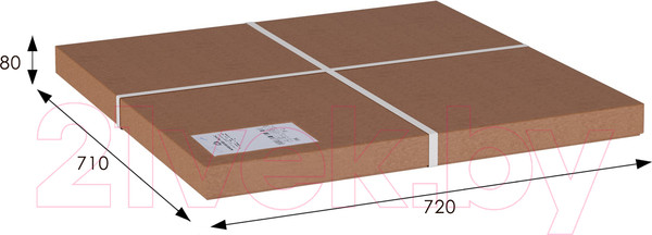 Изображение товара Журнальный столик Мебелик Рилле 445 (белый/стекло прозрачное круг)