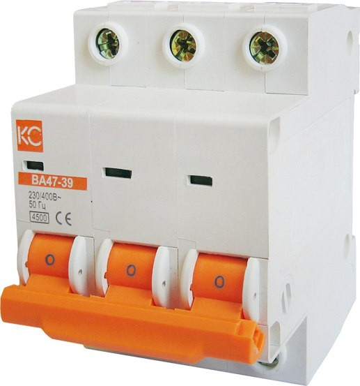 Изображение товара Выключатель автоматический КС ВА 47-39 3Р 25А D / 80912
