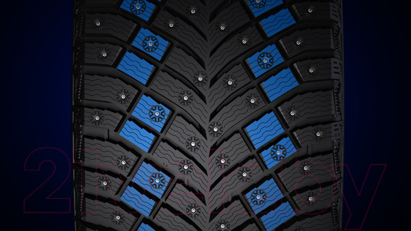 Изображение товара Зимняя шина Michelin X-Ice North 4 245/45R19 102H (шипы)