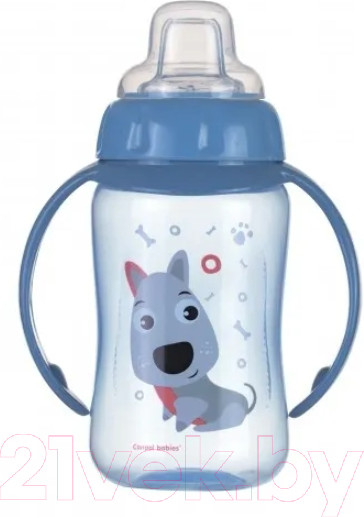 Изображение товара Поильник Canpol Cute Animals / 56/512 (320мл, синий)