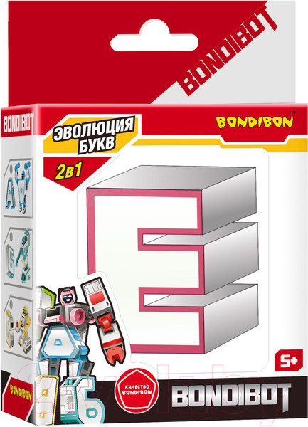 Изображение товара Робот-трансформер Bondibon Bondibot Буква Е / ВВ5491