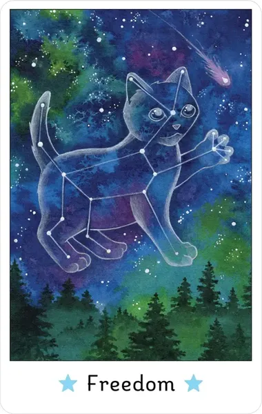 Изображение товара Гадальные карты U.S. Games Systems Affirmations of the Fairy Cats Deck and Book Set / AFC41