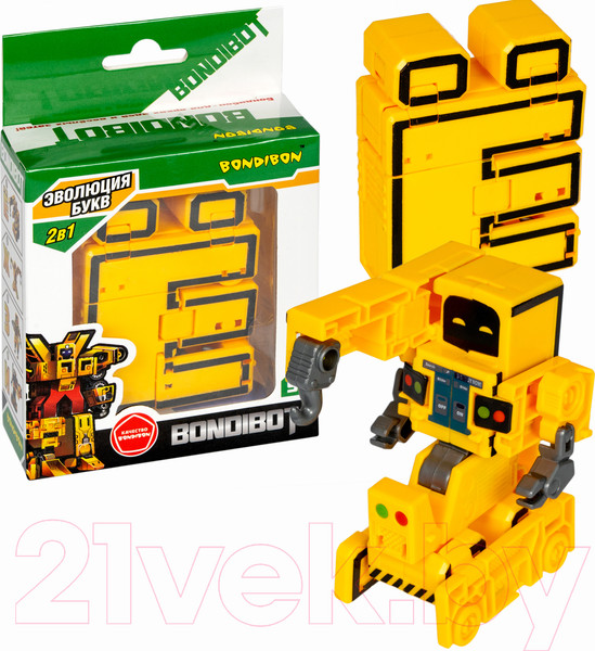 Изображение товара Робот-трансформер Bondibon Bondibot Буква Ё / ВВ5492