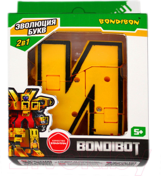 Изображение товара Робот-трансформер Bondibon Bondibot Буква И / ВВ5495