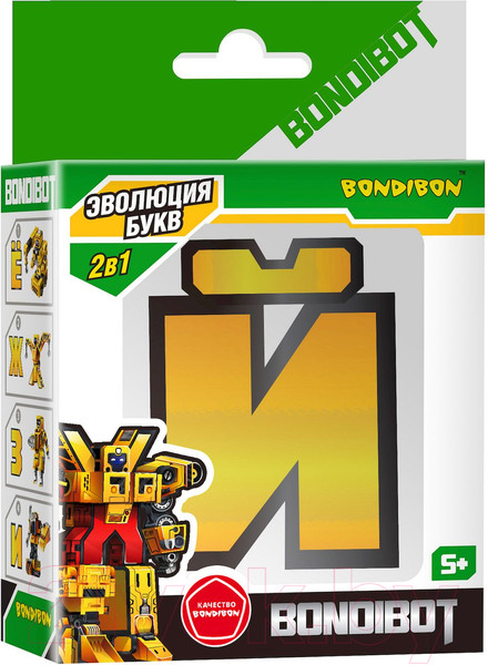 Изображение товара Робот-трансформер Bondibon Bondibot Буква Й / ВВ5496